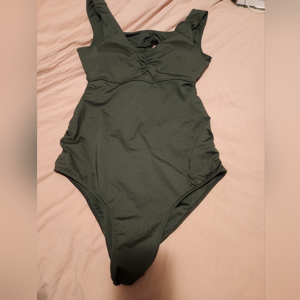 Prana Vida Green One-Piece Swimsuit